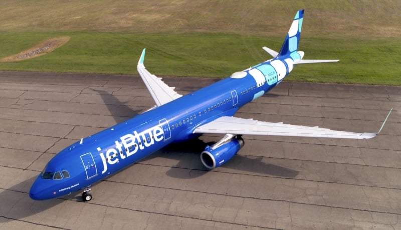 JetBlue 2023 livrée repensée