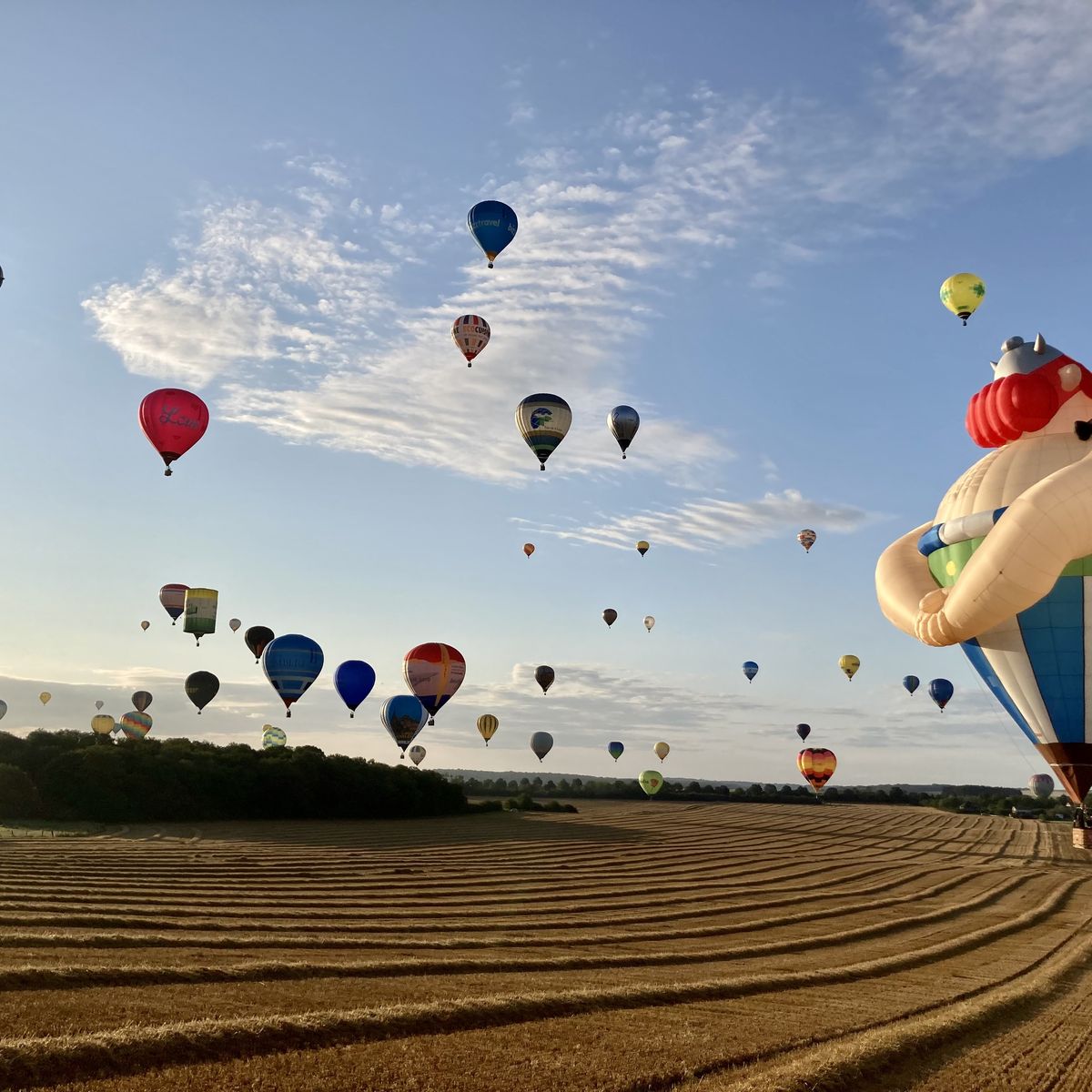 video mondial air ballons bapteme de lair en montgolfiere