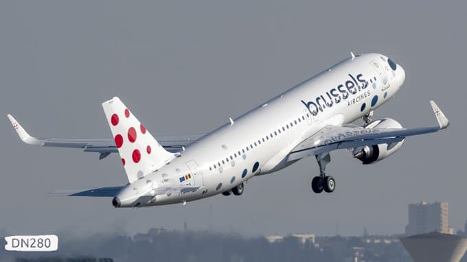 Aviation commerciale Le troisieme Airbus A320neo de Brussels Airlines arrive